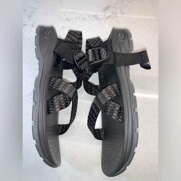 Look New Chaco Men’s Z1 Classic Black Water Sandals Size 11 - Picture 3 of 7